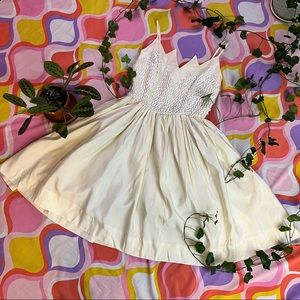 Vintage sequin bodice dress